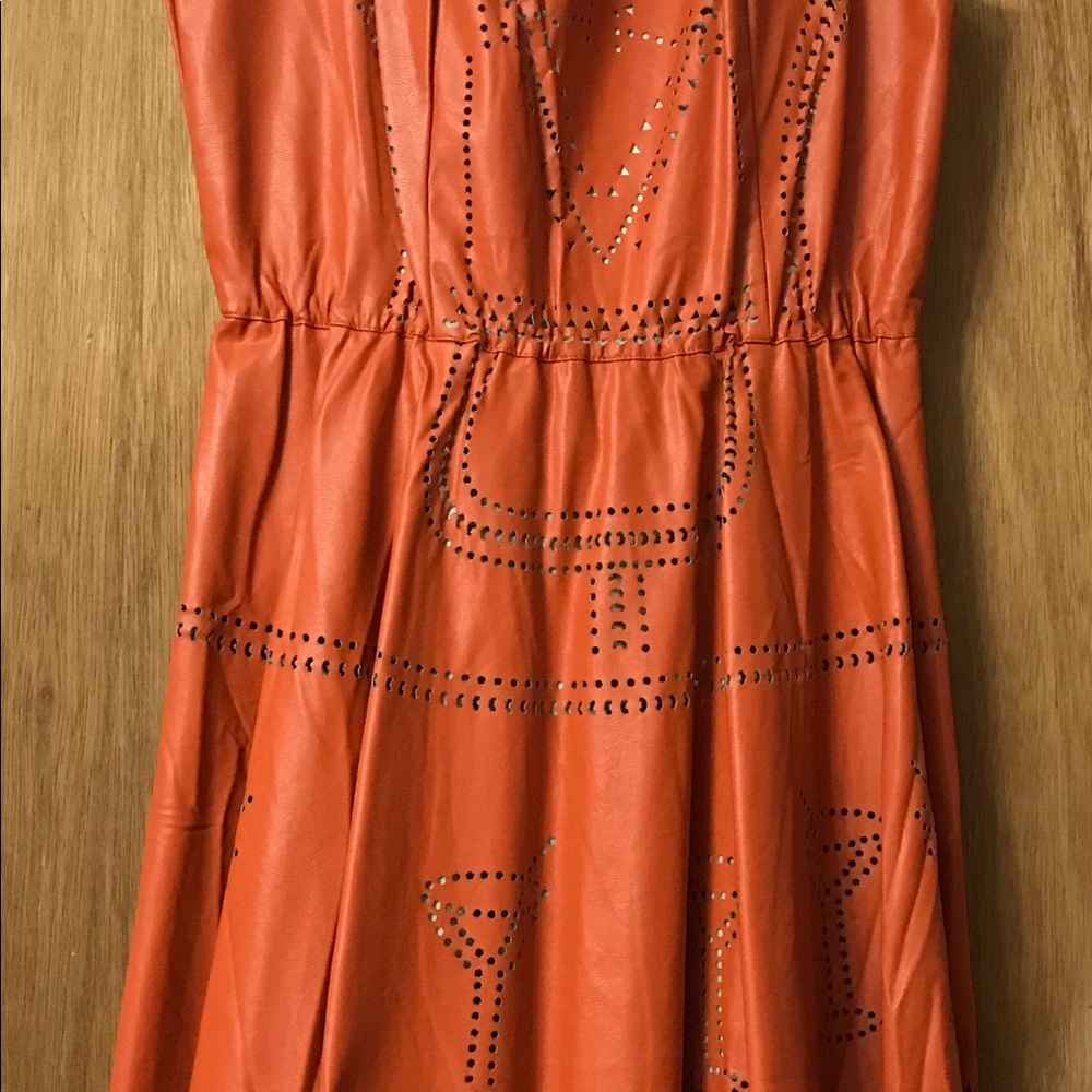 Vegan Leather Dress